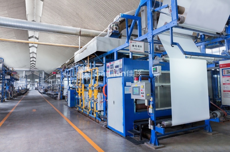 Mianyang Jialian printing and dyeing Co., Ltd. خط تولید سازنده
